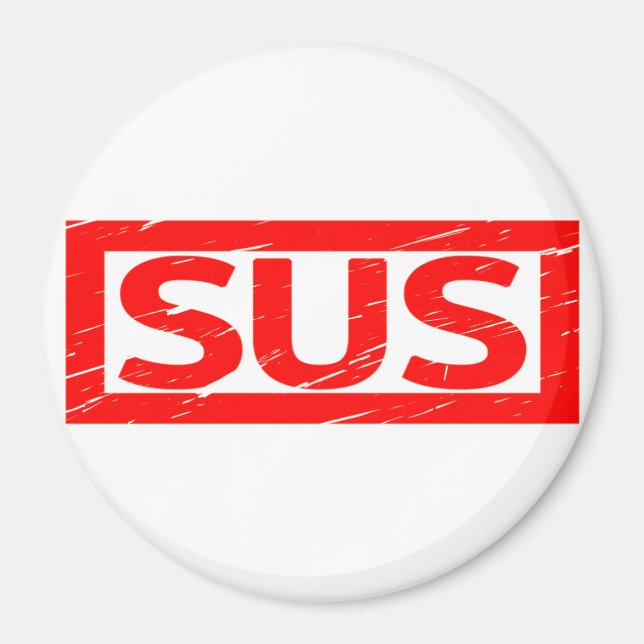 Sus Frimärke Magnet (Framsidan)