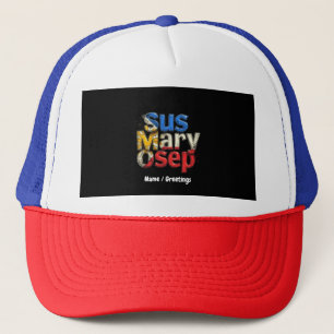 Sus Mary Osep Filipino Pride Anpassade Keps