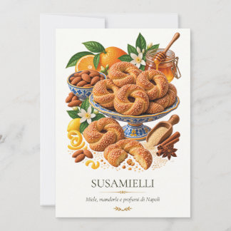Susamielli – Vintage Italian Dessert Inbjudningar