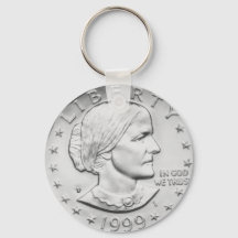 Susan B. Anthony Dollar image Keychain