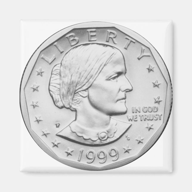 Susan B. Anthony Dollar Products 1999 Magnet (Framsidan)