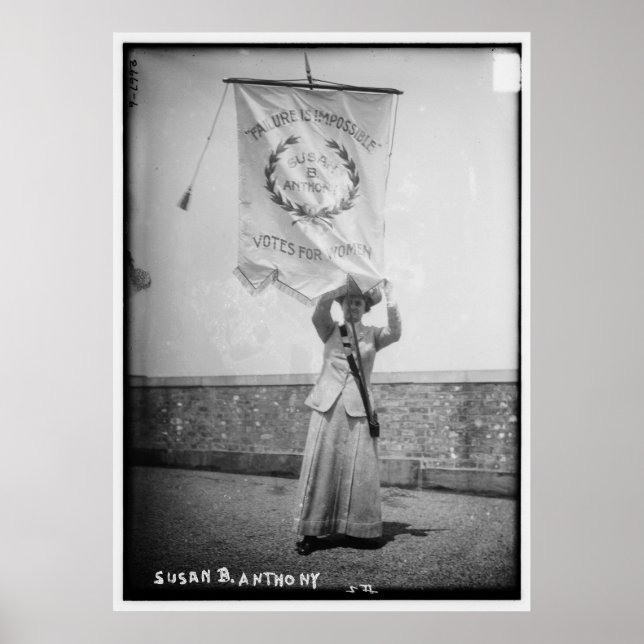 Susan B. Anthony Failure är omöjlig Poster (Framsidan)