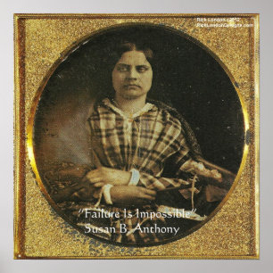 Susan B Anthony-fel kan inte Poster