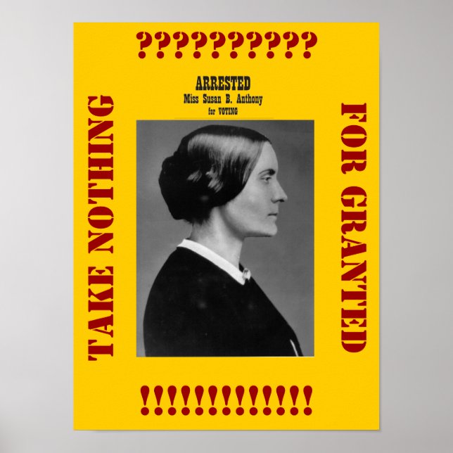 Susan B Anthony påminner oss Poster (Framsidan)