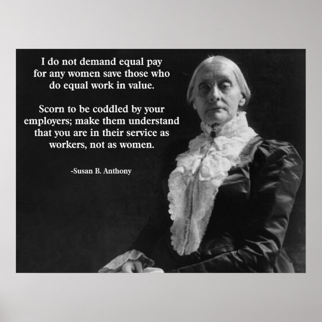 Susan B. Anthony Poster (Framsidan)
