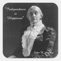 Susan B. Anthony Quote Inberoende är Lycka