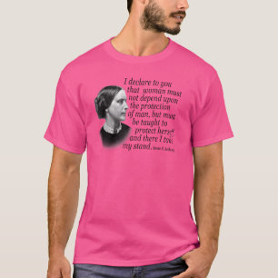 Susan B Anthony Quote Women's Högers Activist T Shirt