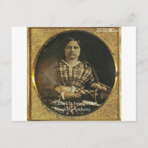 Susan B Anthony Visdoms Citat Presentkort & Kort