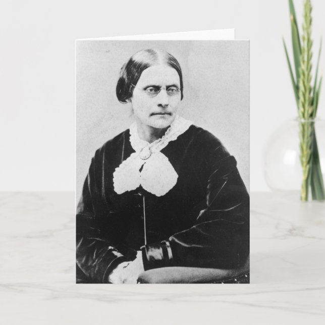 Susan Brownell Anthony c.1871 Kort (Framsida)