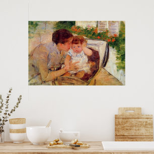 Susan Comforting Baby ~ Mary Cassatt Poster