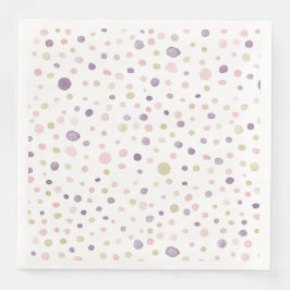 Susan Confetti Watercolor Dots Pappersservett