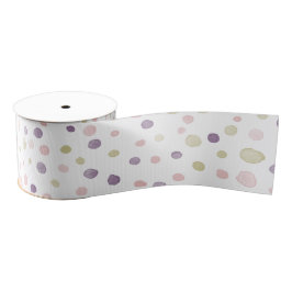 Susan Confetti Watercolor Dots Ribbon
