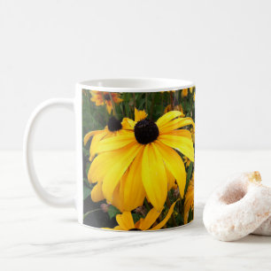 Susan för Rudbeckia för Monogram guld- synade Kaffemugg