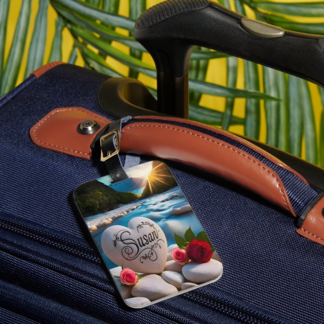 Susan har hjärtat på floden bagagebricka (Framsida Insitu 1)