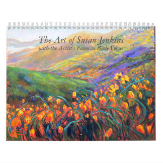 Susan Jenkins Blommigt Art Calendar Kalender