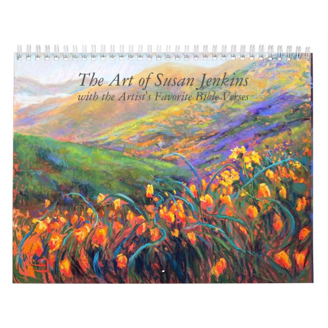 Susan Jenkins Blommigt Art Calendar Kalender (Omslag)