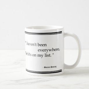 Susan Sontag reser citationsteckenmuggen Kaffemugg