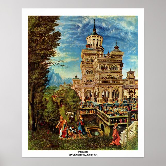 Susanna By Altdorfer, Albrecht Poster (Framsidan)