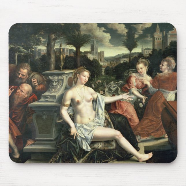 Susanna och fläderarna, 1567 musmatta (Framsidan)