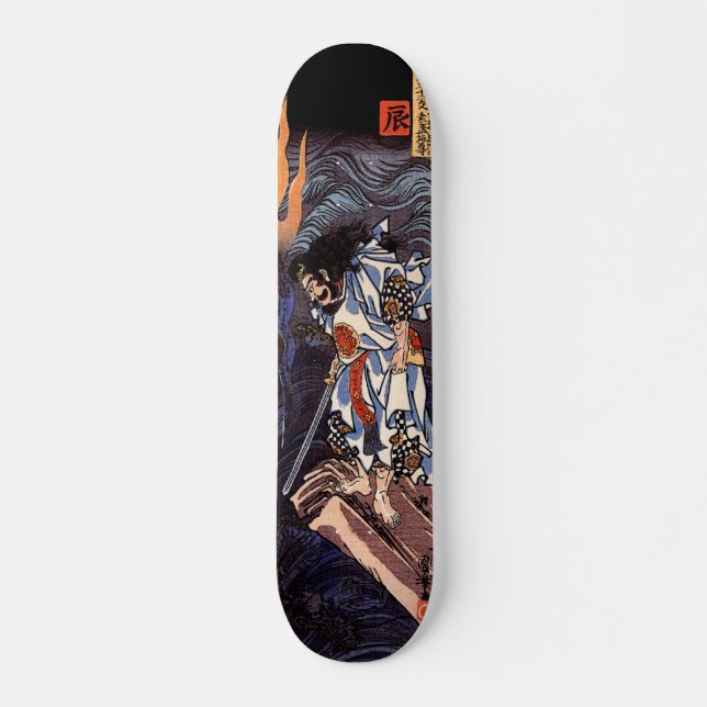Susanoo som dräpar Yamataen ingen Orochi Skateboard Bräda 21,5 Cm (Framsida)