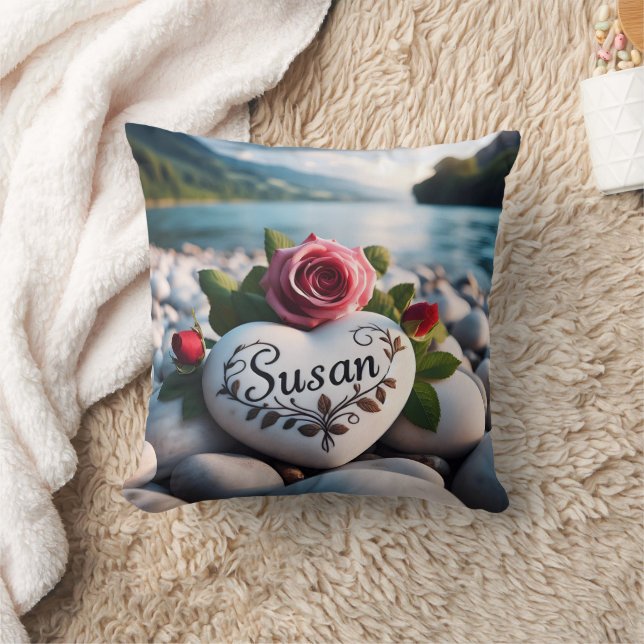 Susan's Heart vid floden Kudde (Filt)