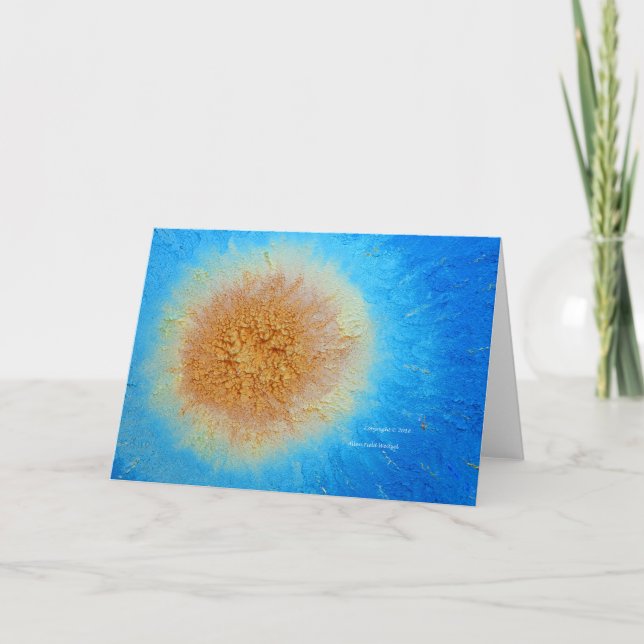 ’Susan's Summer Sol’ målning Kort (Framsida)