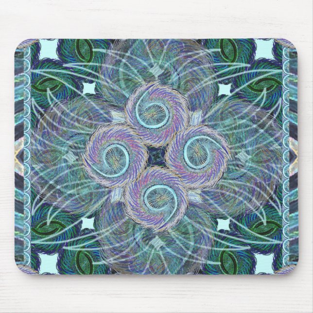 Susea Blu Studio Feather Mouse Pad Musmatta (Framsidan)