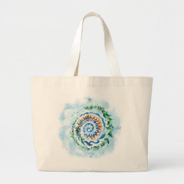 Susea Blu Studios Earth Day Shopping Tote Jumbo Tygkasse
