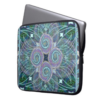 Susea Blu Studios Feather Laptop sleeve