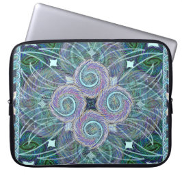 Susea Blu Studios Feather Laptop sleeve
