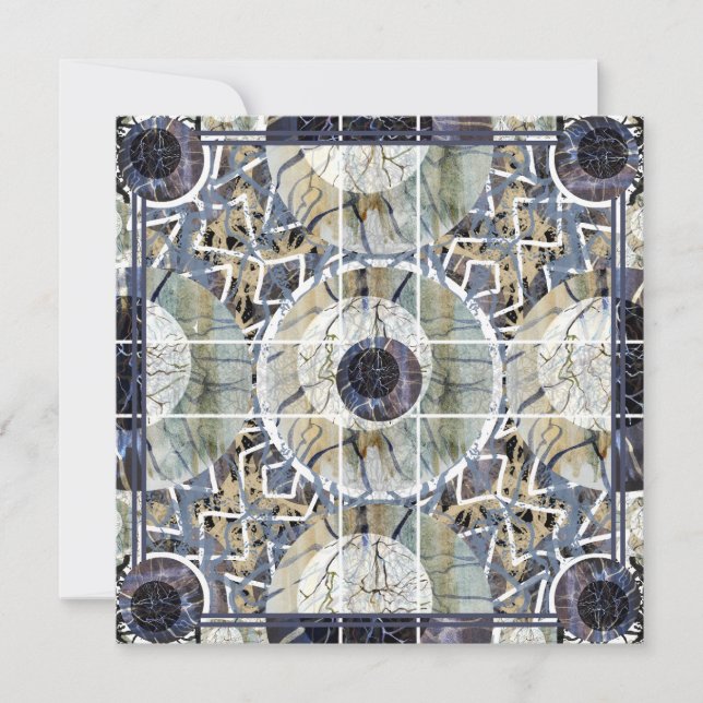 Susea Blu Studios Lightning Mandela Card Kort (Framsida)