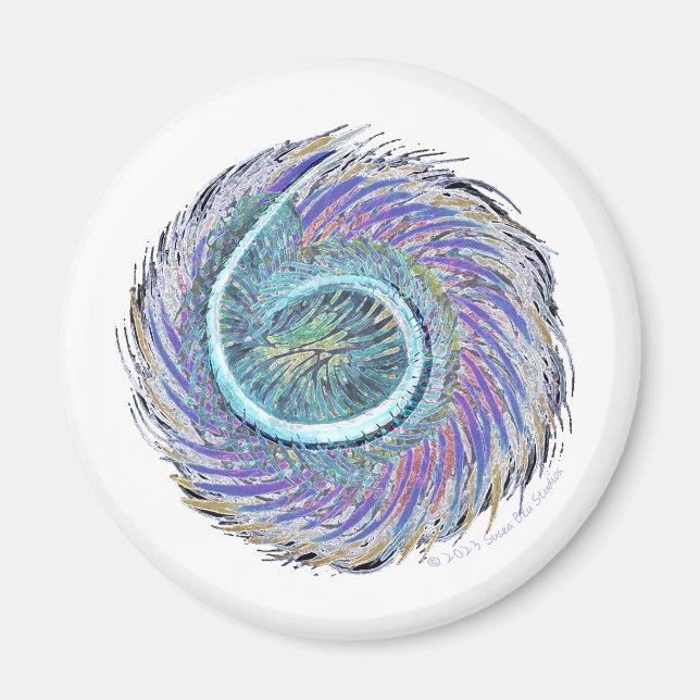 Susea Blu Studios Luft Magnet (Framsidan)