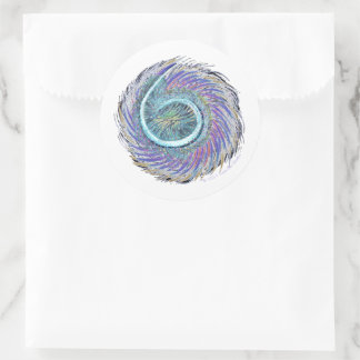 Susea Blu Studios Luft Sticker Runt Klistermärke