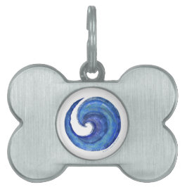 Susea Blu Studios Vatten Pet Tag ID-bricka Husdjur