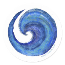 Susea Blu Studios Vatten Sticker