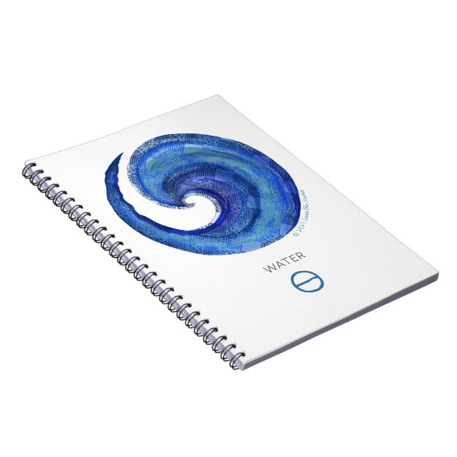 Susea Blu Studios Vatten-symbol - bärbar dator Anteckningsbok (Högra Sidan)