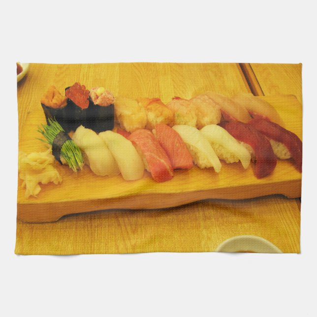 Sushi 寿 司 kökshandduk (Horisontell)