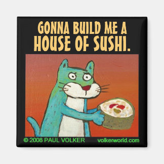 SUSHI. $3,00 MAGNET