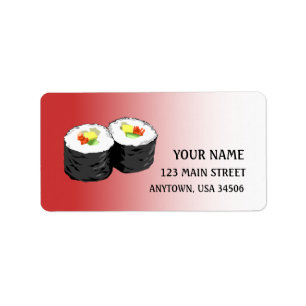 Sushi adressetikett