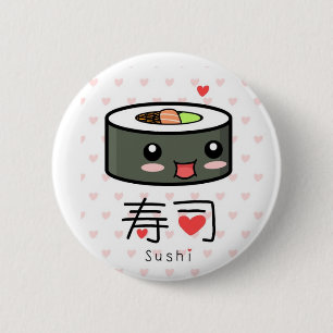 Sushi älskar klämmer fast knapp