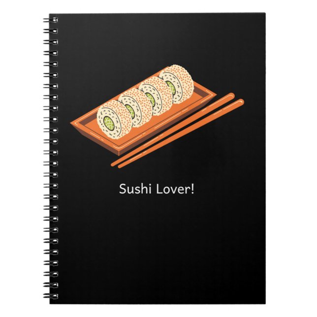 Sushi Älskare Anteckningsbok (Framsidan)