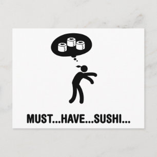 Sushi Älskare Vykort