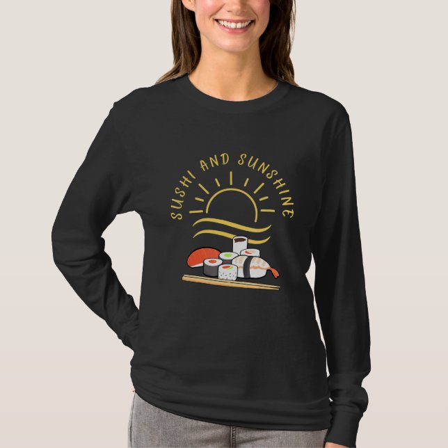 Sushi and Sunshine - Bra Vibe Tee 1 (Framsida)