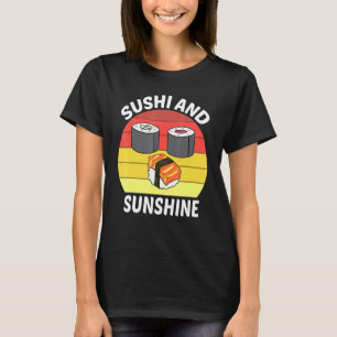 Sushi and Sunshine Japan Food T Shirt