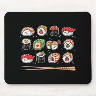 Sushi Anime Kawaii Japanska Food Älskare Otaku Man Musmatta