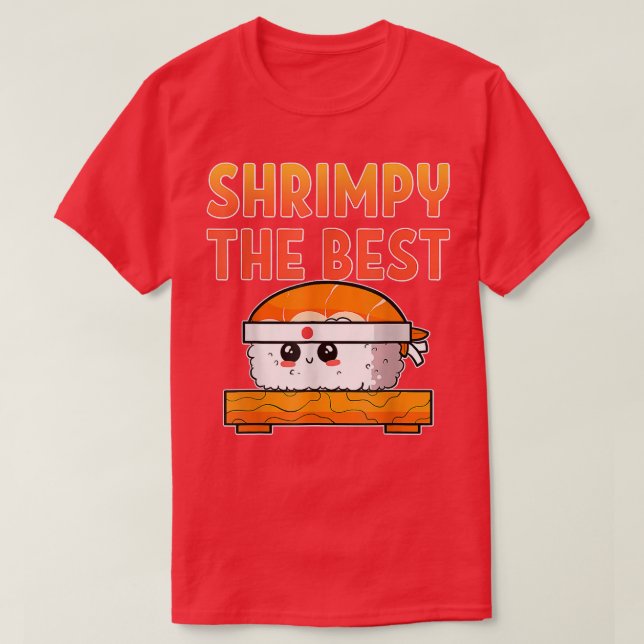 Sushi Anime Merch Manga Cosplay Japansk mat  T Shirt (Design framsida)
