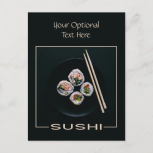 Sushi anpassningsbar vykort