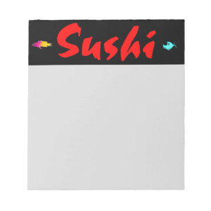 Sushi Anteckningsblock