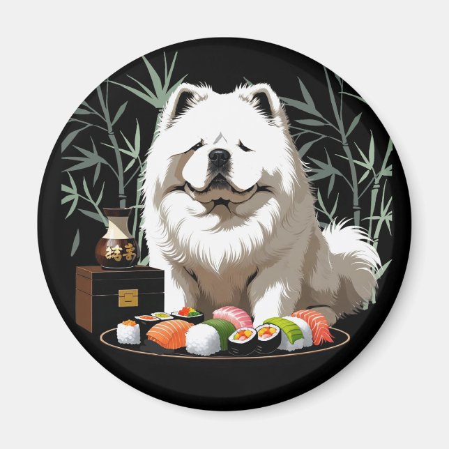 SUSHI ANYONE - Cream Chow  Magnet (Framsidan)