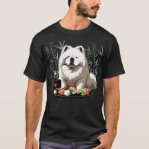 SUSHI ANYONE Cream Chow T-Shirt